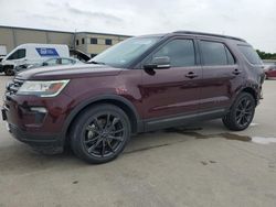 Salvage cars for sale at Wilmer, TX auction: 2018 Ford Explorer XLT