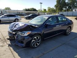 Vehiculos salvage en venta de Copart Sacramento, CA: 2016 Honda Accord EX