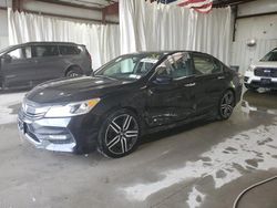 Salvage cars for sale at Albany, NY auction: 2017 Honda Accord Sport Special Edition