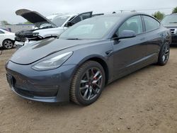 Salvage cars for sale from Copart Hillsborough, NJ: 2022 Tesla Model 3