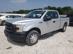 Salvage cars for sale from Copart New Braunfels, TX: 2017 Ford F150 Super Cab