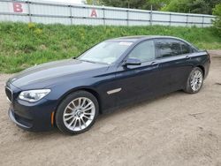 Salvage cars for sale at Davison, MI auction: 2014 BMW 750 LXI