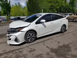 Salvage cars for sale at Portland, OR auction: 2019 Toyota Prius Prime