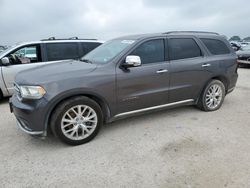 Salvage cars for sale at San Antonio, TX auction: 2014 Dodge Durango Citadel