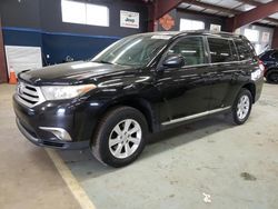 Salvage cars for sale at East Granby, CT auction: 2012 Toyota Highlander Base