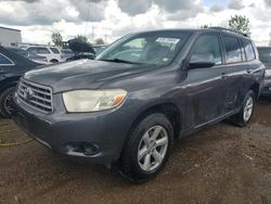 Salvage cars for sale from Copart Elgin, IL: 2008 Toyota Highlander