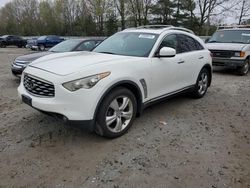 Salvage cars for sale at North Billerica, MA auction: 2011 Infiniti FX35