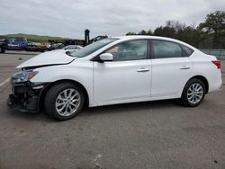 Salvage cars for sale at Brookhaven, NY auction: 2019 Nissan Sentra S