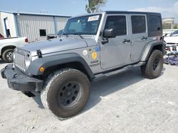 Salvage cars for sale at Tulsa, OK auction: 2014 Jeep Wrangler Unlimited Sport