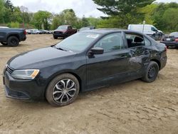 Salvage cars for sale at North Billerica, MA auction: 2012 Volkswagen Jetta Base