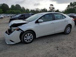Toyota salvage cars for sale: 2016 Toyota Corolla ECO