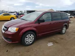 Dodge salvage cars for sale: 2017 Dodge Grand Caravan SE