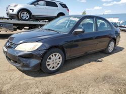 Salvage cars for sale at Woodhaven, MI auction: 2005 Honda Civic LX