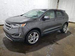 Salvage cars for sale from Copart Windsor, NJ: 2017 Ford Edge Titanium