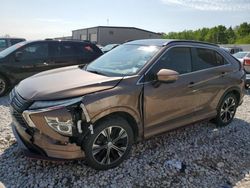 Salvage cars for sale at Wayland, MI auction: 2022 Mitsubishi Eclipse Cross SE