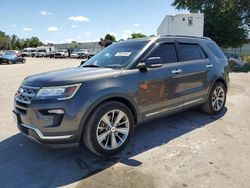 Salvage cars for sale from Copart Orlando, FL: 2018 Ford Explorer Limited