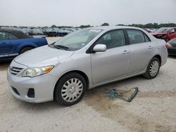Salvage cars for sale at San Antonio, TX auction: 2013 Toyota Corolla Base