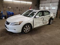 Salvage cars for sale from Copart Angola, NY: 2008 Honda Accord EXL