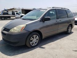 Toyota Sienna ce salvage cars for sale: 2004 Toyota Sienna CE