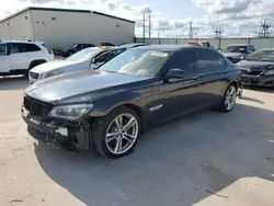 Salvage cars for sale from Copart Haslet, TX: 2013 BMW 750 LI