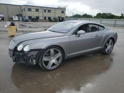Salvage cars for sale at Wilmer, TX auction: 2005 Bentley Continental GT