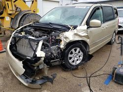 Salvage cars for sale at Pekin, IL auction: 2010 Chrysler Town & Country Touring