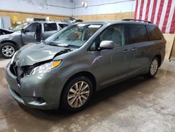 Salvage cars for sale at Kincheloe, MI auction: 2014 Toyota Sienna LE