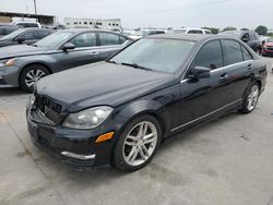 Mercedes-Benz c 300 4matic salvage cars for sale: 2012 Mercedes-Benz C 300 4matic