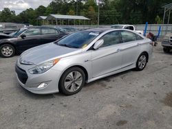 Vehiculos salvage en venta de Copart Savannah, GA: 2015 Hyundai Sonata Hybrid