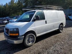 Salvage cars for sale from Copart Graham, WA: 2015 GMC Savana G2500