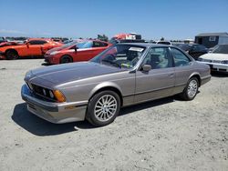 Salvage cars for sale from Copart Antelope, CA: 1988 BMW 635 CSI Automatic