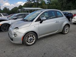 Salvage cars for sale at Savannah, GA auction: 2012 Fiat 500 POP