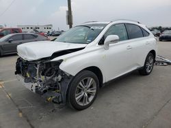 Salvage cars for sale at Grand Prairie, TX auction: 2015 Lexus RX 450H