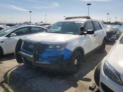 Salvage cars for sale at Woodhaven, MI auction: 2016 Ford Explorer Police Interceptor