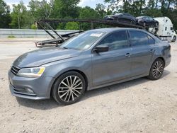 Salvage cars for sale at Greenwell Springs, LA auction: 2016 Volkswagen Jetta Sport