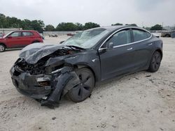 Salvage cars for sale at New Braunfels, TX auction: 2018 Tesla Model 3