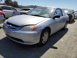 Salvage cars for sale from Copart Martinez, CA: 2001 Honda Civic DX