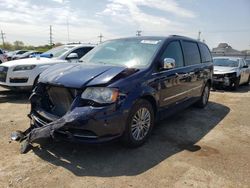 Salvage cars for sale from Copart Chicago Heights, IL: 2012 Chrysler Town & Country Touring L