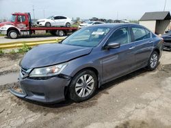 Salvage cars for sale at Woodhaven, MI auction: 2014 Honda Accord LX