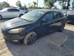 Salvage cars for sale at Riverview, FL auction: 2018 Ford Focus SE
