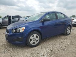 Salvage cars for sale at Kansas City, KS auction: 2013 Chevrolet Sonic LS