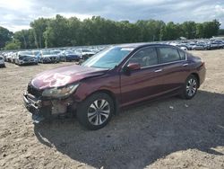 Salvage cars for sale at Conway, AR auction: 2013 Honda Accord LX