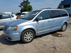 Salvage cars for sale at Woodhaven, MI auction: 2012 Chrysler Town & Country Touring