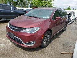 Salvage cars for sale at Cahokia Heights, IL auction: 2020 Chrysler Pacifica Touring L Plus