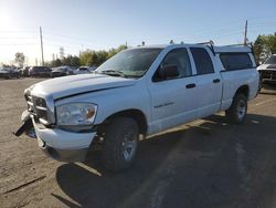 Dodge salvage cars for sale: 2007 Dodge RAM 1500 ST