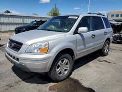 Honda Pilot exl salvage cars for sale: 2005 Honda Pilot EXL