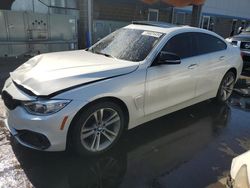 Salvage cars for sale at New Britain, CT auction: 2016 BMW 428 XI Gran Coupe Sulev