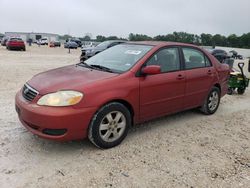 Salvage cars for sale from Copart New Braunfels, TX: 2007 Toyota Corolla CE