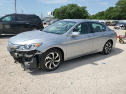 Salvage cars for sale at Oklahoma City, OK auction: 2016 Honda Accord EXL