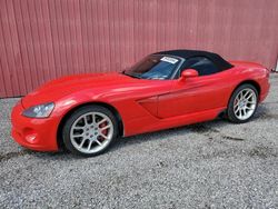 Salvage cars for sale at London, ON auction: 2004 Dodge Viper SRT-10